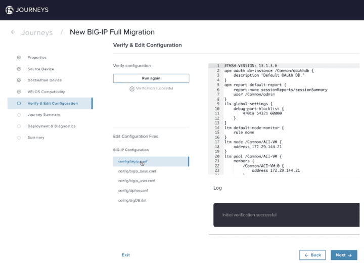 Perform a full migration of your entire BIG-IP configuration and make changes to the UCS file if needed.
