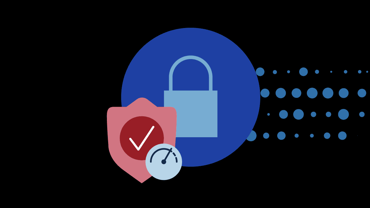 Lock, shield, spedometer