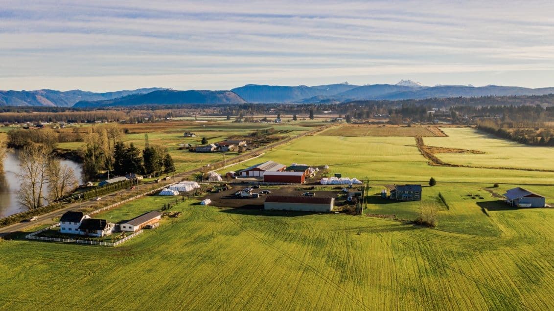 Andrew's Hay farm in Arlington, Washington