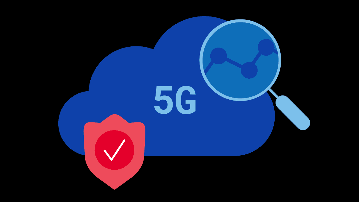 A cloud labeled with 5G