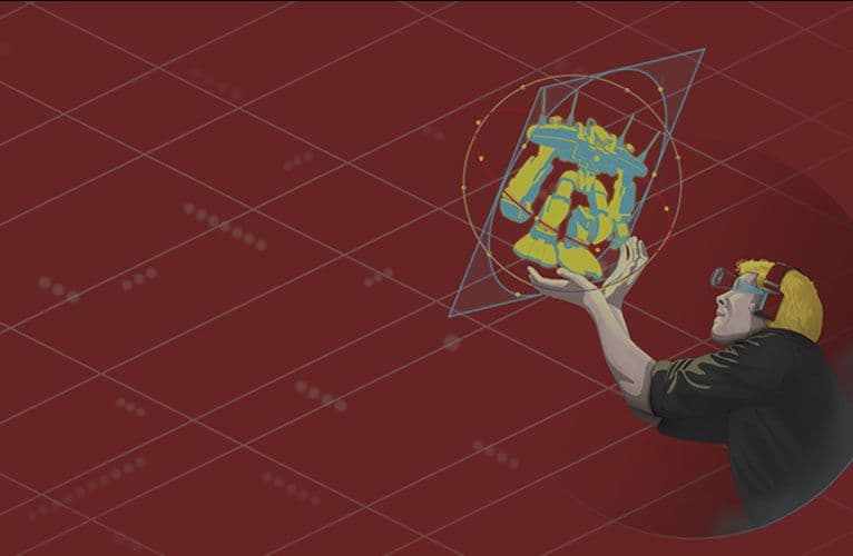 a person examining a diagram