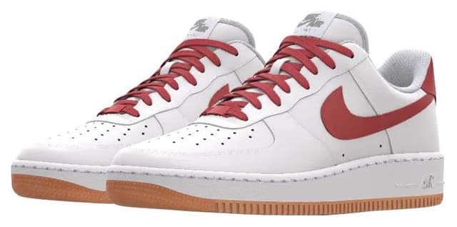 Red Nike shoes