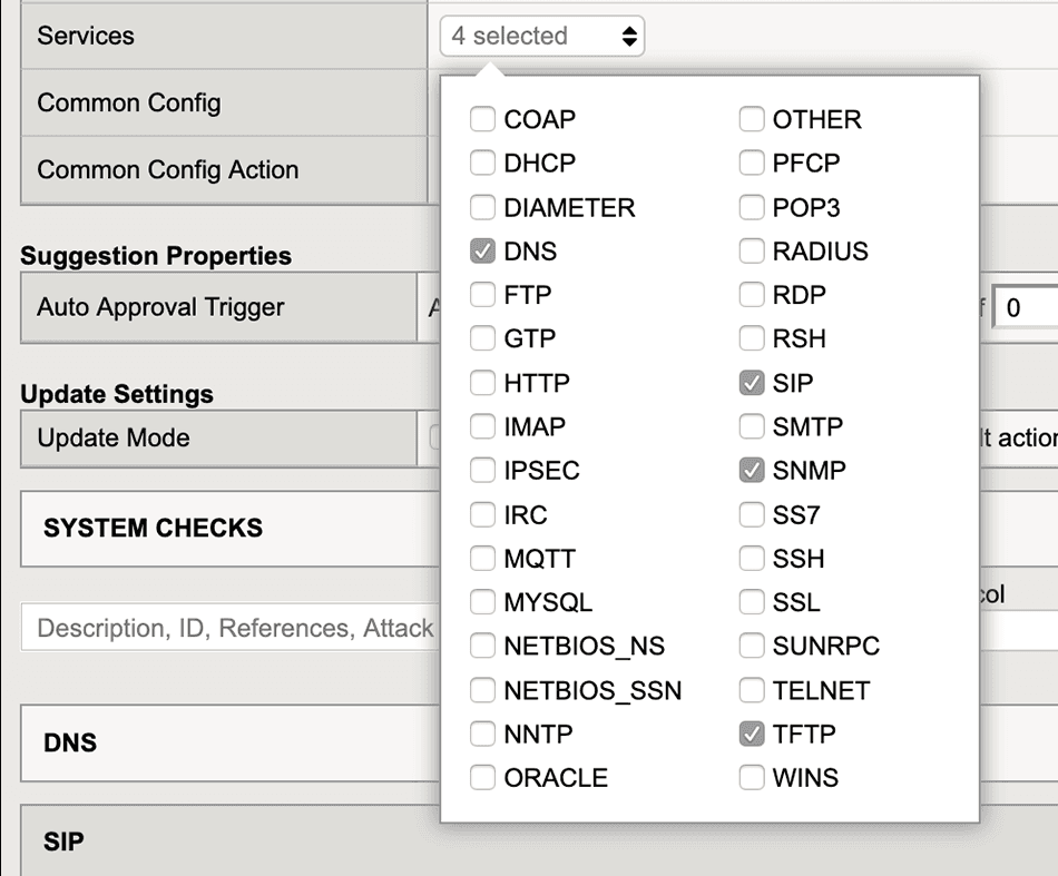 BIG-IP AFM GUI