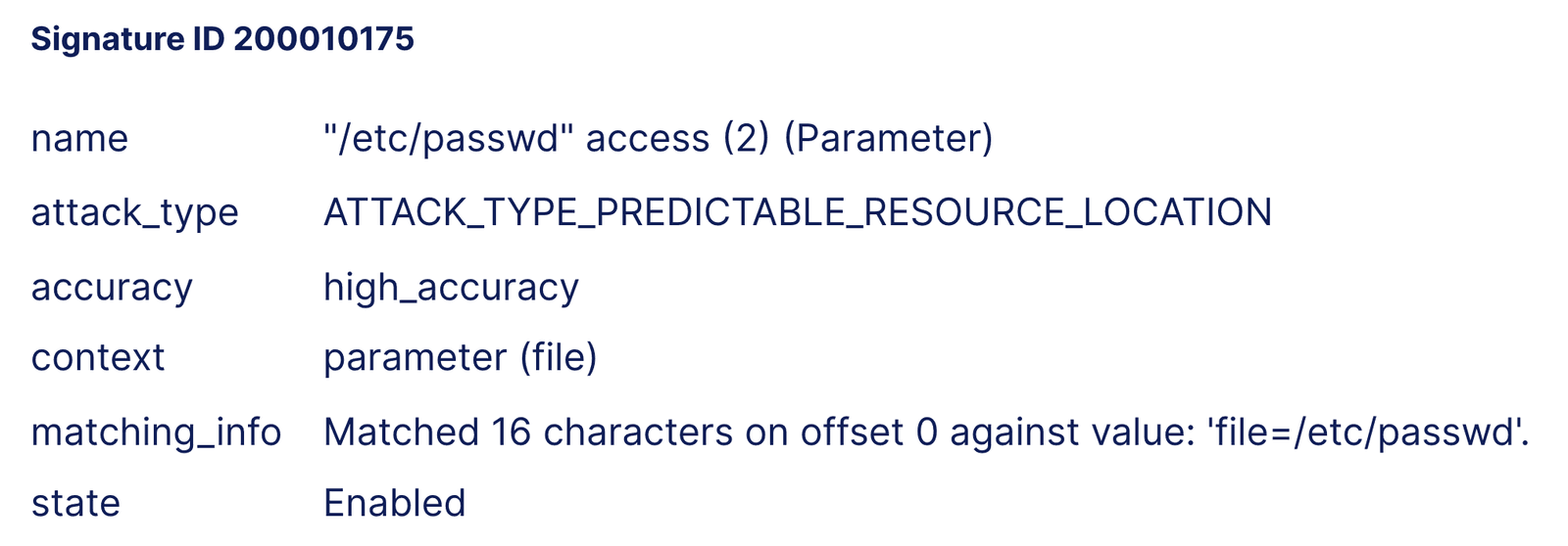 図2 Security Event(ブロッキングログ)の抜粋