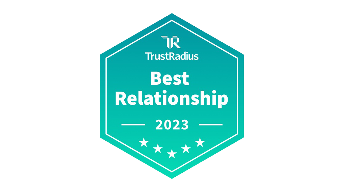 TrustRadius Best Relationship Award 2023