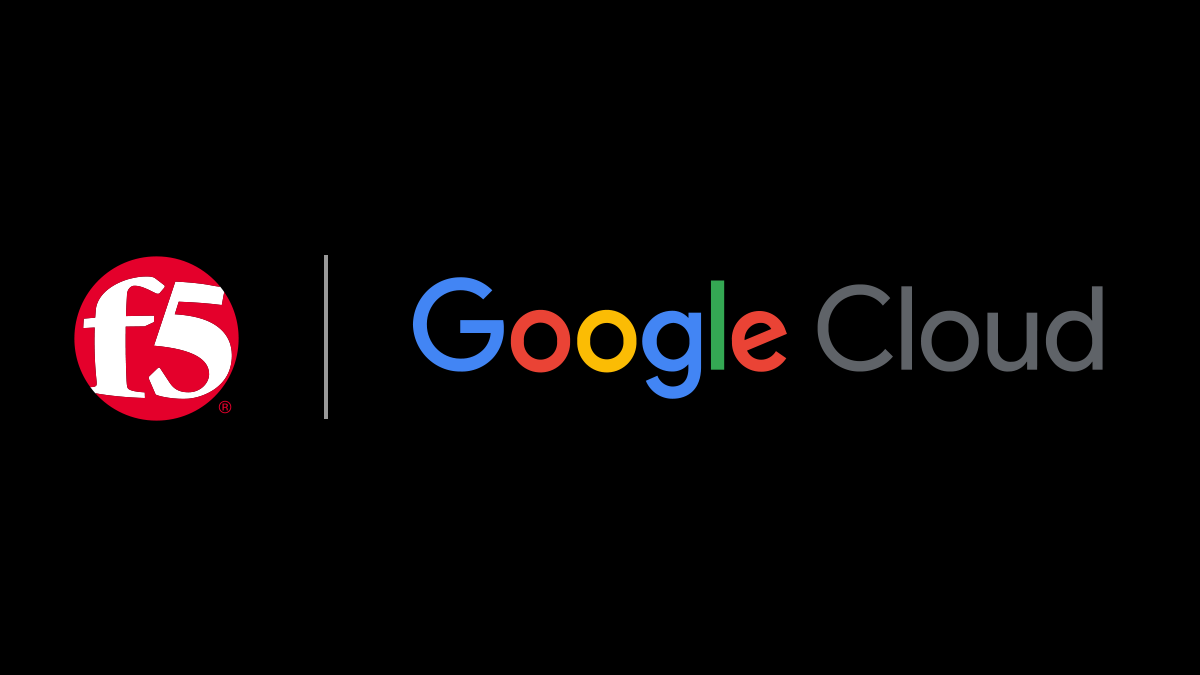 Logos F5 et Google Cloud