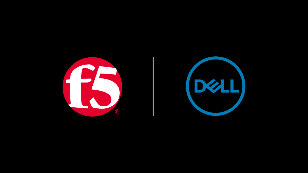 Logotipos da F5 e Dell