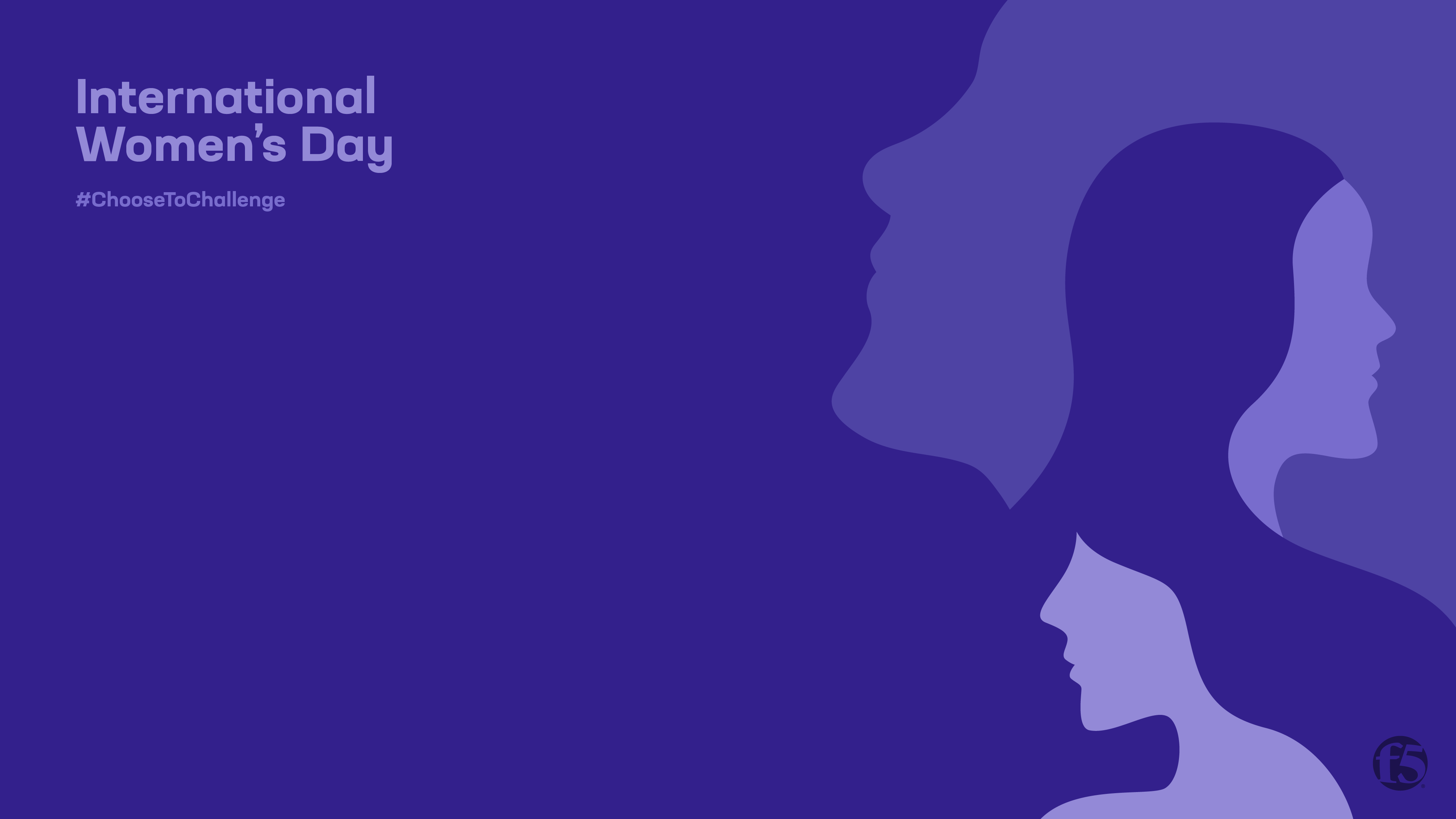 International Women's Day Zoom backgrounds | F5