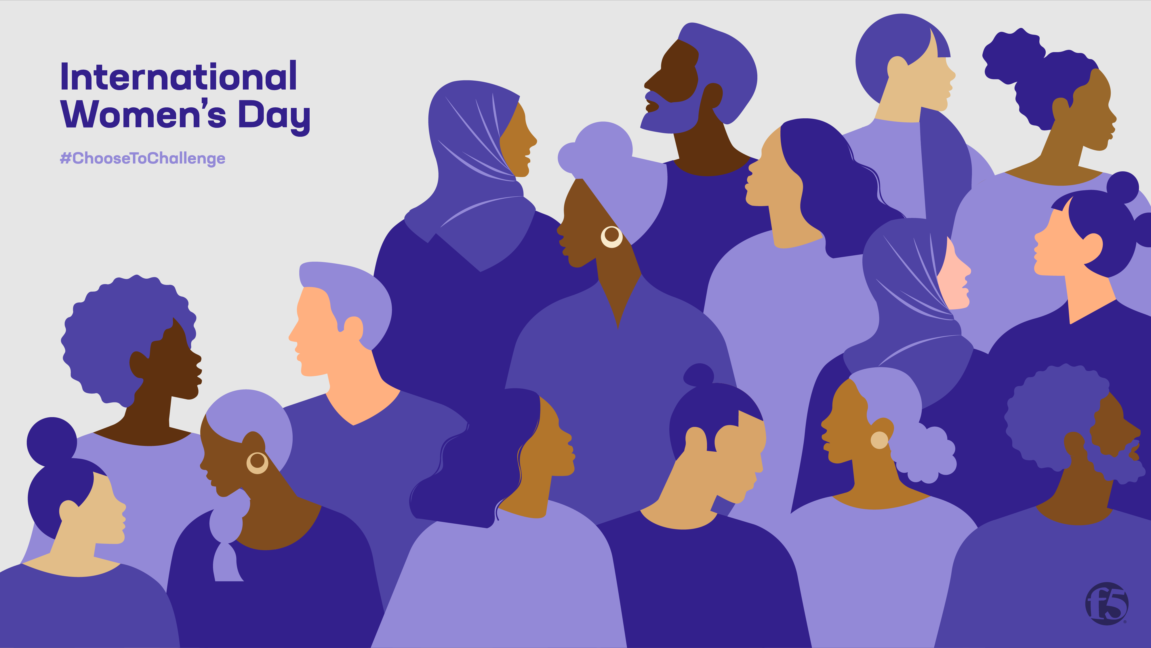 International Women's Day Zoom backgrounds | F5