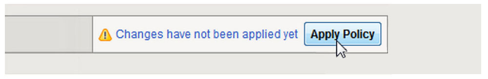 Closeup of screenshot of Apply Policy button