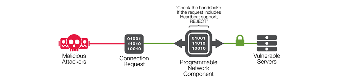 Figure 7: Programmatically defending against Heartbleed.