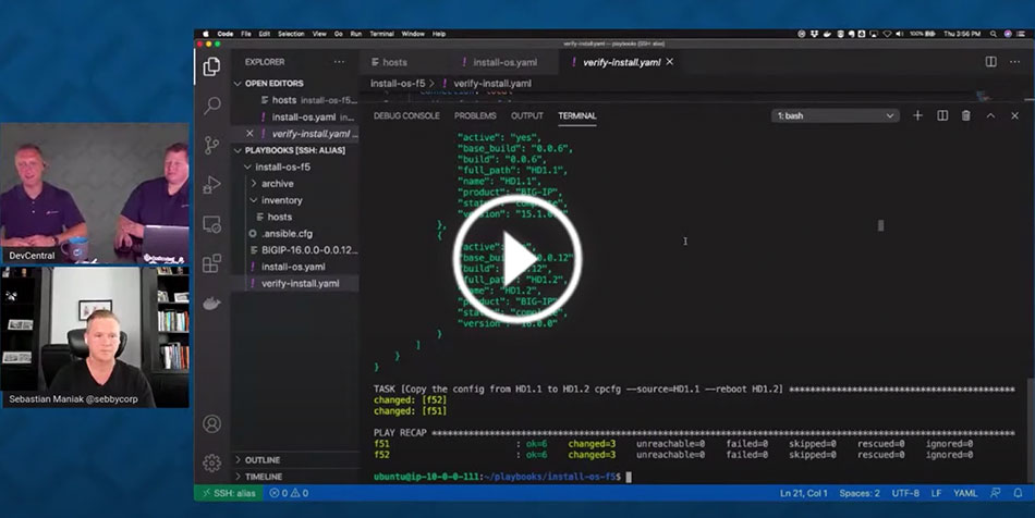 Como atualizar o software BIG-IP com um Ansible Playbook