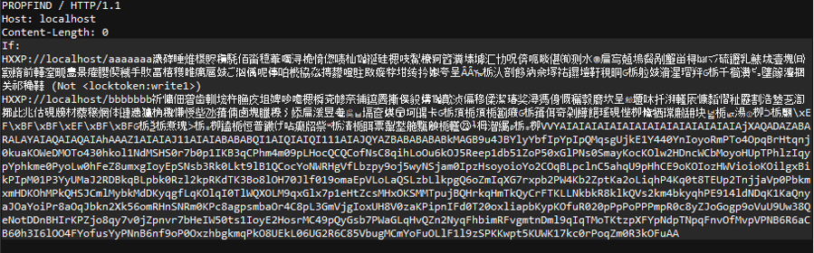 Figure 1: Original malicious HTTP request