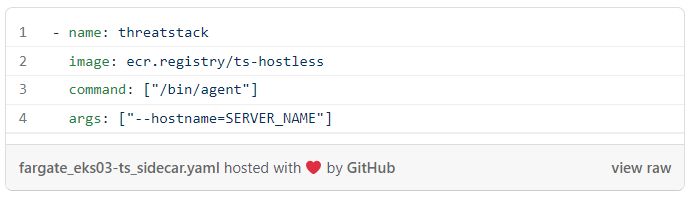 Table 3: How Threat Stack Makes it Easy to Monitor Amazon EKS on AWS Fargate