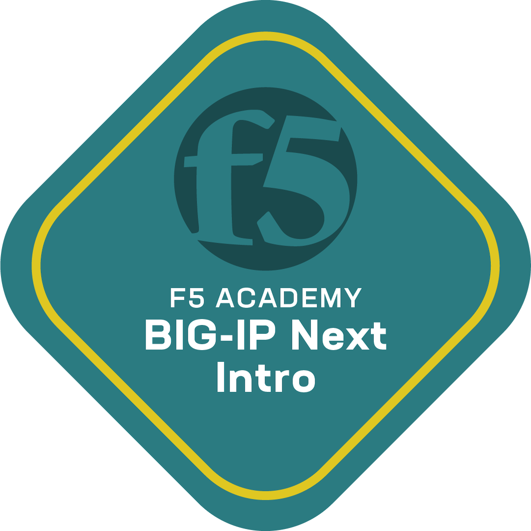 F5 academy Big-IP next intro